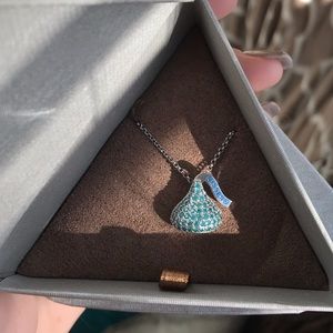 Authentic Hershey’s Kiss Pendent with Silver chain